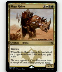 Siege Rhino - KTK Prerelease