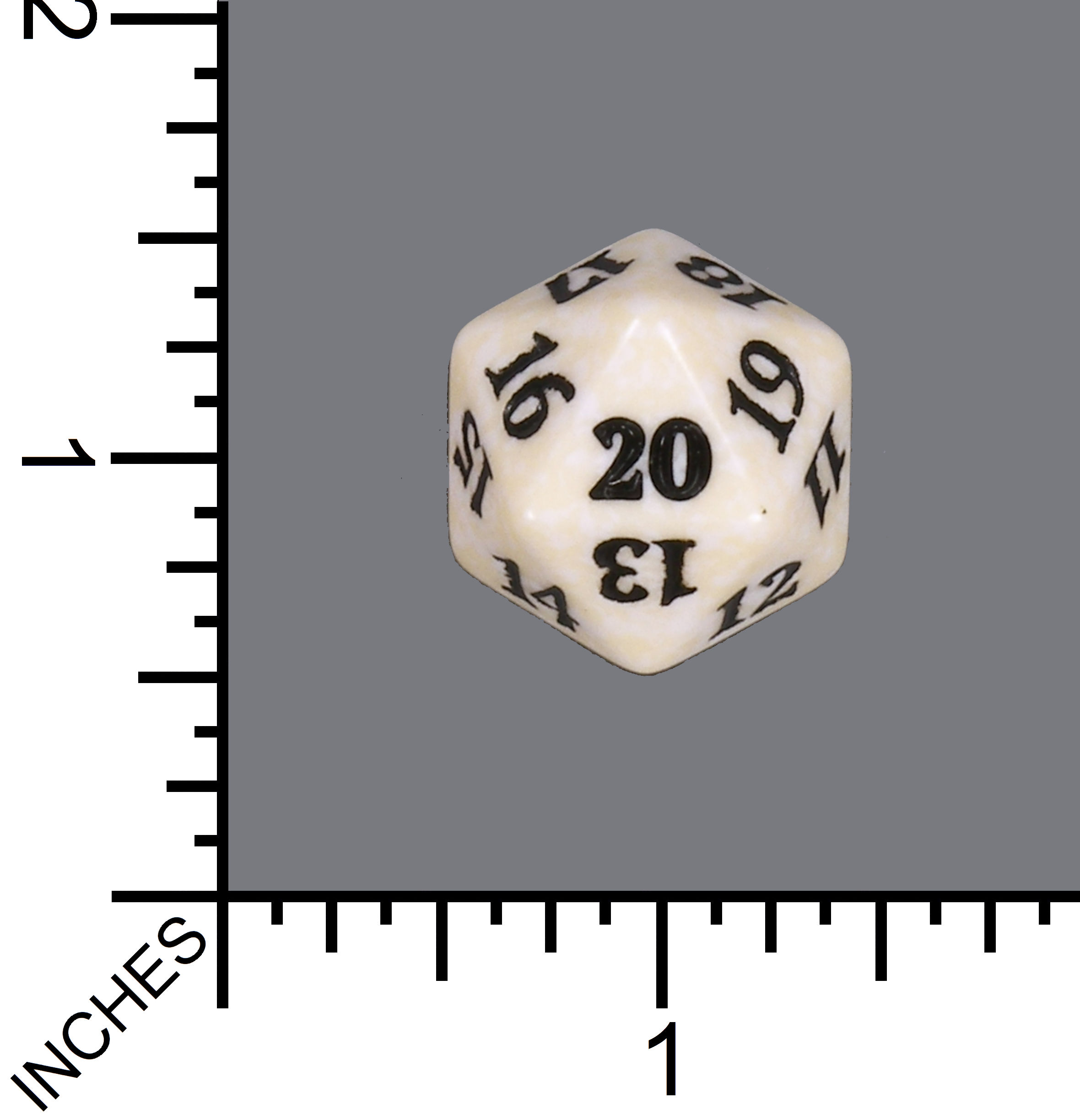 Spindown Dice (D-20) - Game Night 2019 (White)