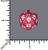 Spindown Dice (D-20) - Throne of Eldraine (Red)