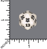 Spindown Dice (D-20) - Zendikar Rising (White)