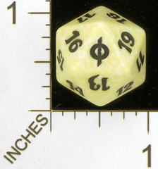 Spindown Dice (D-20) - New Phyrexia (White)