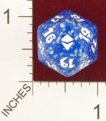 Spindown Dice (D-20) - Zendikar (Blue)