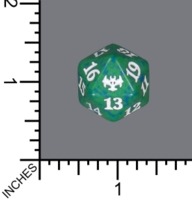 Spindown Dice (D-20) - Innistrad: Crimson Vow (Green)