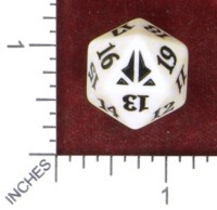 Spindown Dice (D-20) - Oath of the Gatewatch (White)