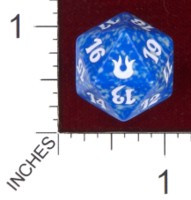 Spindown Dice (D-20) - Born of the Gods (Blue)