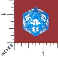 Spindown Dice (D-20) - Eldritch Moon (Blue)