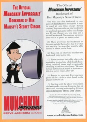 Munchkin: The Official Munchkin Impossible Bookmark of Her Majesty's Secret Circus