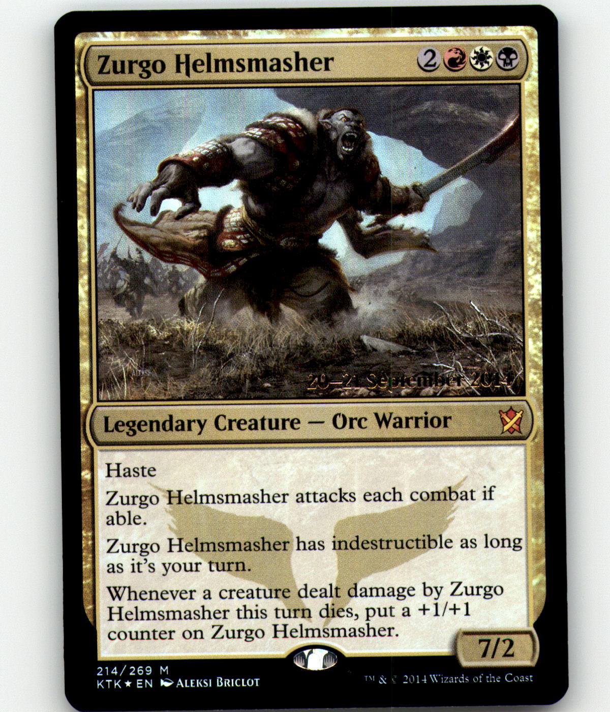 Zurgo Helmsmasher - KTK Prerelease