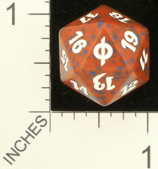 Spindown Dice (D-20) - New Phyrexia (Red)