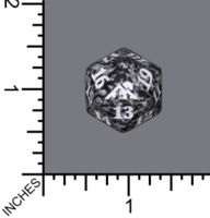 Spindown Dice (D-20) - Kamigawa Neon Dynasty (Black)