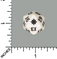 Spindown Dice (D-20) - Ixalan (White)