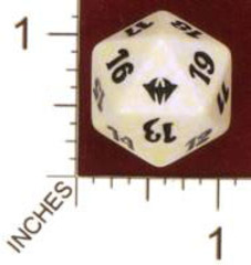 Spindown Dice (D-20) - Dark Ascension (White)