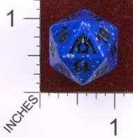 Spindown Dice (D-20) - Dragons Maze - Dimir (Black/Blue)