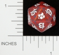Spindown Dice (D-20) - Morningtide (Red)