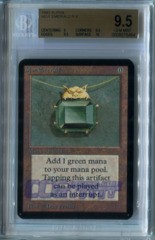 Mox Emerald (Alpha) - BGS GEM MINT 9.5 (w/10 sub)