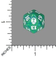 Spindown Dice (D-20) - Dominaria (Green)