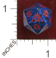 Spindown Dice (D-20) - Dragons Maze - Izzet (Blue/Red)