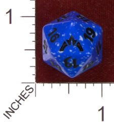 Spindown Dice (D-20) - Gatecrash - Dimir (Black/Blue)