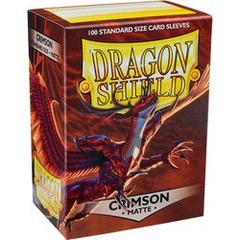 Dragon Shield Sleeves Standard Crimson Matte