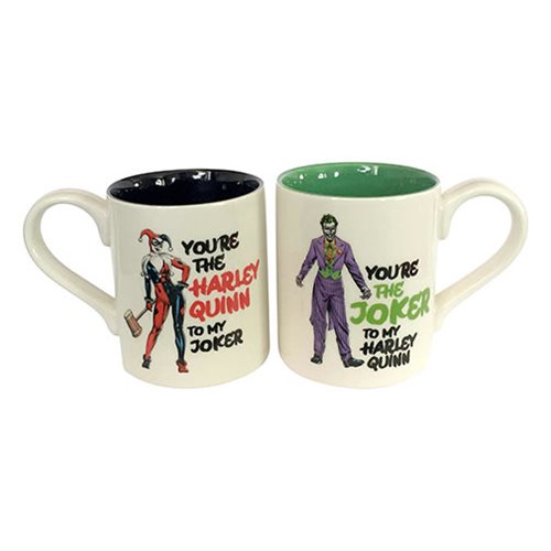 DC Mug Set: Joker and Harley
