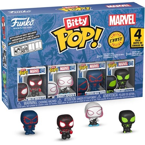 Spider-Man Miles Morales Funko Bitty Pop! Mini-Figure 4-Pack