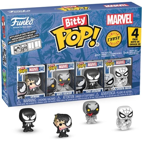 Spider-Man Venom Funko Bitty Pop! Mini-Figure 4-Pack