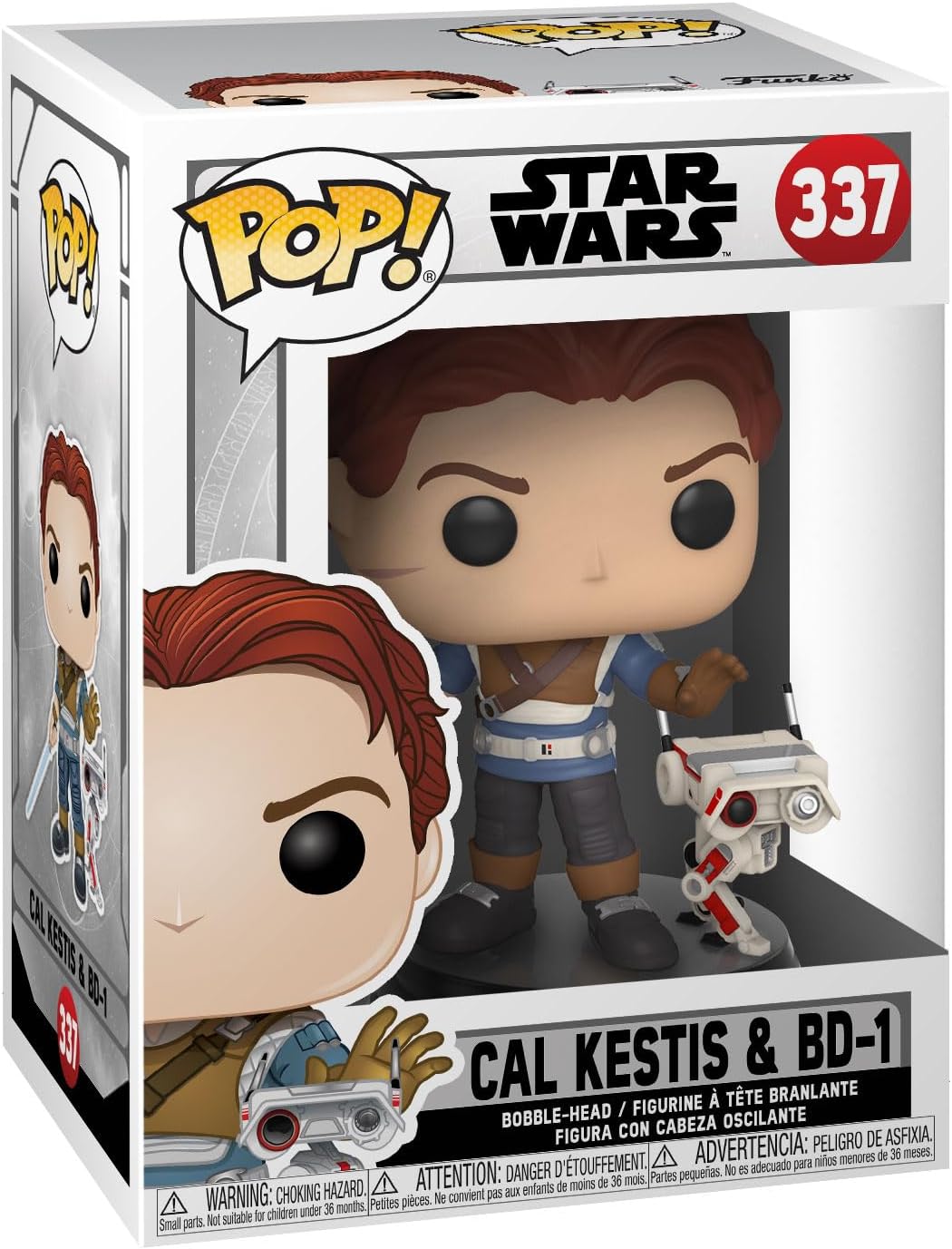 Star Wars Jedi: Fallen Order Cal Kestis & BD-1 Funko Pop! Vinyl Figure #337