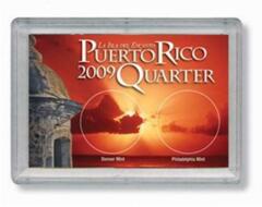 Harris Holder for 1 Puerto Rico Quarter 2009 Frosty Case 2x3 Display Snaplock