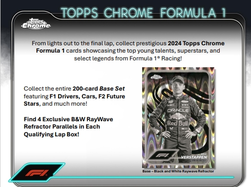 2024 Topps Chrome Formula 1 Racing Qualifying Lap Box