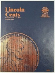 Lincoln Cent Album Two 1941 - 1974