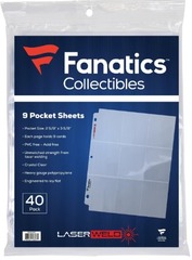 Fanatics 9 Pocket Page (40 Ct. Pack)