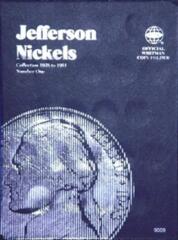 Whitman Folder 9009: Jefferson Nickels No. 1, 1938-1961