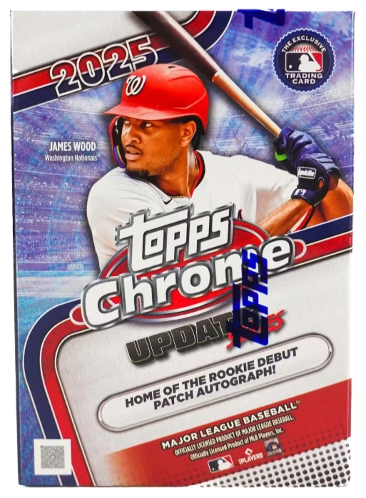 2025 Topps Chrome Update Series Baseball Blaster Box