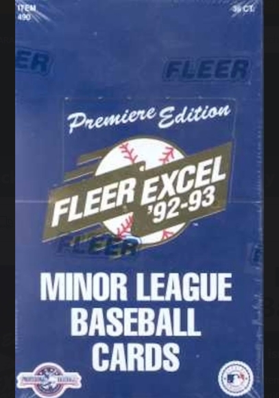 1992/93 Fleer Excel Minor League Baseball Hobby Box