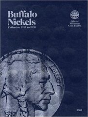 Buffalo Nickels Folder 1913-1938 (Official Whitman Coin Folder) Hardcover