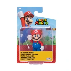 World of Nintendo 2 1/2-Inch Mini-Figures Racoon Mario