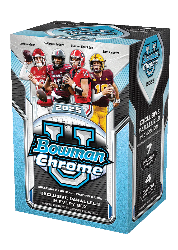 2025 Bowman University Chrome Football Value Box