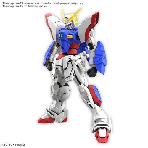Mobile Fighter G Gundam Shining Gundam Real Grade 1:144 Scale Model Kit