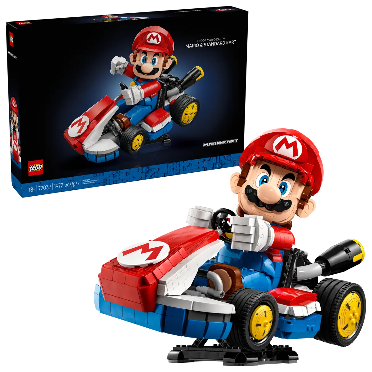 Lego - 72037 Mario Kart – Mario & Standard Kart