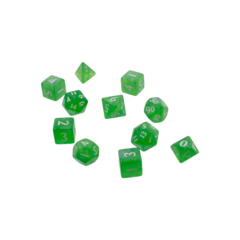 Ultra Pro Eclipse Dice Set: Lime Green