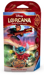 Disney Lorcana: Reign of Jafar Starter Deck (Ruby & Steel)