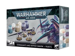 Tyranids: Termagants and Ripper Swarm + Paints Set