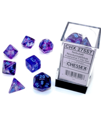 20557 Nebula® Mini-hedral™ Nocturnal™/blue Luminary™ 7-Die Set