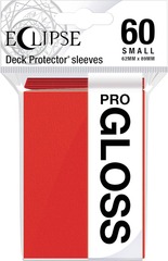 Ultra Pro - Small Deck Protectors: Eclipse Pro-Gloss Apple Red 60 ct