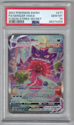Gengar VMAX (#86374259) - PSA 10