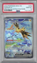 Zapdos ex - 202/165 - Special Illustration Rare Psa 10 (#112117073)