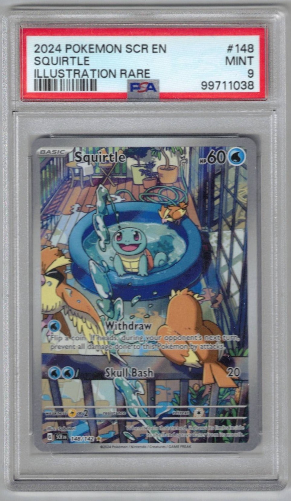 Squirtle - 148/142 - Illustration Rare PSA 9 (#99711038)