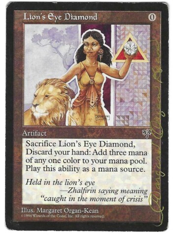 Lions Eye Diamond - Signed