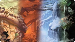 Bloomburrow Season Lands: Forest (Four Seasons) Standard Gaming Playmat for Magic: The Gathering