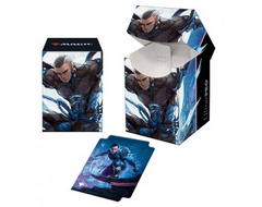 Kamigawa Neon Dynasty 100+ Deck Box V2 featuring Kaito Shizuki for Magic: The Gathering